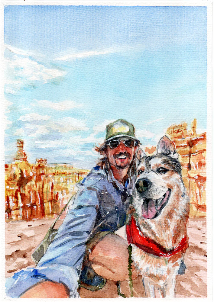 Custom Watercolor Painting