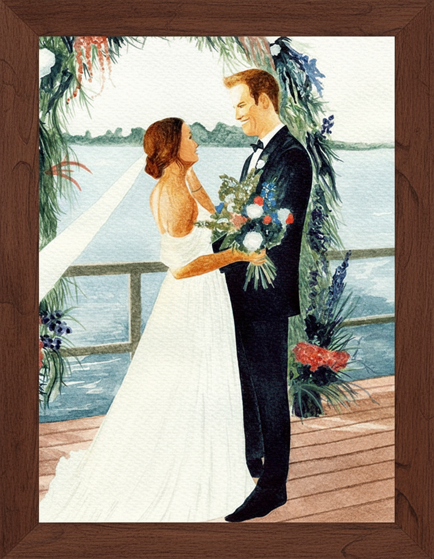 Custom Watercolor Painting